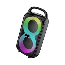 Ht-983 Taşınabilir Bluetooth Hoparlör 2 3 Hoparlör 6w Rgb Tws Destekli Tf Card Usb Müzik Kutusu
