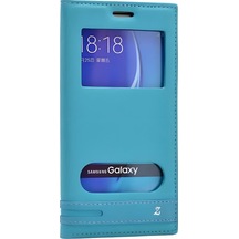 Galaxy Uyumlu S9 Plus Kılıf Elite Kapaklı Pencereli Lüx Kılıf 001