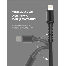 Kırmızı Ls63 Lightning Usb Kablo-zore