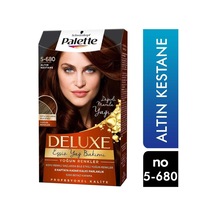 Palette Deluxe Kit Saç Boyası 5 - 680 Altın Kestane