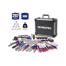Workpro Wp209100 297 Parça Cr-v Profesyonel El Aleti Tamir Seti Tamir Bakım Çantası