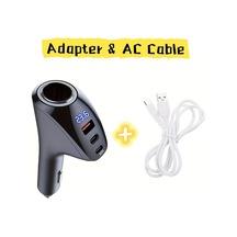 Chuangyinshop 1 Pc Adapter & A To C Kablolu 170w Max 4 Portlu Usb C Araç Şarj Cihazı 12v/24v Dual Pd Hızlı Şarj İphone İpad Galaxy İçin