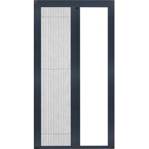 Akordeon Pileli Pilise Sineklik,antrasit Gri, 90x210 Cm, İstenilen Ölçüde