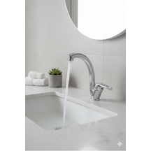 Lavabo Bataryası Aç Kapa Mix Kısa Borulu Pirinç Diğer