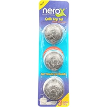 Nerox Çelik Top Tel Ovma Teli 3 Lü Blister Royaleks-nrx-f3003