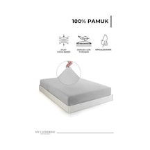 Lastikli & Hipoalerjenik Çarşaf %100 Pamuk Çarşaf Penye Kumaş Tek-çift Kişilik-battal Boy Çarşaf -grı-160x200, Luxcarsaf Abanoz