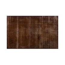 El Dokuması Vintage Yün-pamuk Kahve Halı 23650 188 X 290 Cm Kahverengi