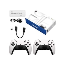 4k Hd Görüntü Kaliteli Retro Game Stick 20000 Oyunlu Çift Kollu Beyaz Game Stick - Lisinya