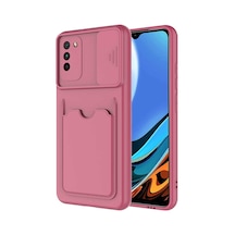 Mobilteam Poco M3 Kılıf Kartix Kapak - Koyu Mor Koyu Mor