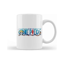One Piece Luffy Straw Hat Pirate Sluffy 01 Kupa Bardak Porselen Karışık