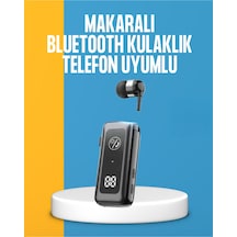 Dijital Ekranlı Ve Hızlı Şarjlı Bluetooth 5.2 Makaralı Kulaklık - Diğer
