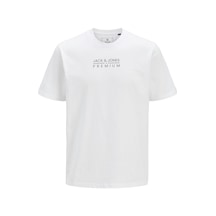 Jack & Jones Jprbluatlas Ss Tee Beyaz 12275372 Renkli