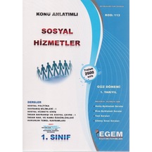 Egem Yayınları Aöf Sosyal Hizmetler 1.sınıf Güz Dönemi Konu Anltmlı Soru Bankası