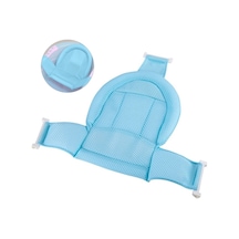 Yifomall Bebek Banyo Filesi - Ayarlanabilir, Yumuşak Ve Kaymaz Mesh Kumaş 0-12 Ay