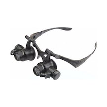 Gözlük Modeli 10x 15x 20x 25x Lens 2 Led Işıklı Büyüteç 9892g Hmngoxxtptprp