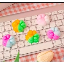 6 Adet Sevimli Mini Sukuşi Kedi Patisi Oyuncaklar, Mochi Squishy Yumuşak Kedi Pençesi, Stres Önleyici Oyuncaklar, Çocuklar Ve Yetişkinler İçin Sıkmalı Oyuncaklar, Rahatlatıcı Oyuncaklar Ve Kawaii 000 Açık Krem