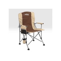 Katlanabilir Kamp Sandalyesi - Argeus Rustic - Kahve/kum - 140kg Taşıma Kapasitesi Çok Renkli
