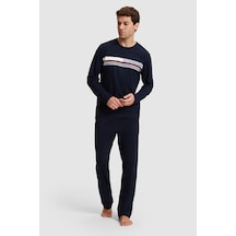 U.S. Polo Assn. Erkek Lacivert Pijama Takımı 50333257 Vr033
