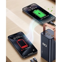Ultra Güçlü Powerbank 80000 Mah Çoklu Cihaz Şarj Destekli Led Ekranlı Taşınabilir Batarya Antrasit Melanj Ultra Güçlü Powerbank 80000 Mah Çoklu Cihaz Şarj Destekli Led Ekranlı Taşınabilir Batarya Antrasit Melanj