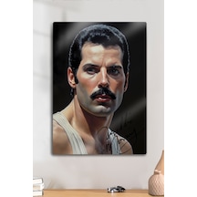Metal Baskı - İmzalı Freddie Mercury, Queen, Bohemian Rhapsody, Özel Tablo