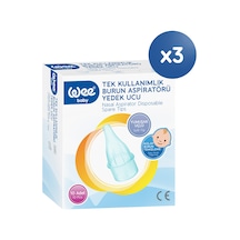 Wee Baby Burun Aspiratörü Yedek Uç Seti 10x3 30 Adet
