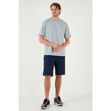 Buratti Belden Bağlamalı Pamuklu Cepli Regular Fit Erkek Short 5908047 Indigo