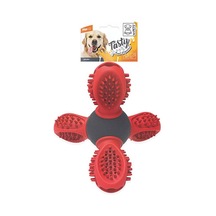 M-pets Saturn Kauçuk Ödül Hazneli Köpek Oyuncağı Kırmızı 14x13x12 Cm 244-50081.01