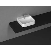Isvea Sott'Aqua 51 CM Lavabo 507 x 466-Bat. Delikli - 10Sq51051Sv