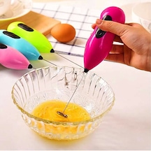 Qniay Mini Mixer Kahve Süt Köpürtücü Karıştırıcı Çırpıcı Mikser Çok Renkli