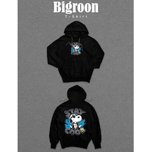 Snoopy Stay Cool Party Man Sweatshirt Unisex Kapüşonlu Hoodie 001