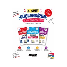 Ankara Yayıncılık 2027 6. Sınıf Türkçe + Matematik + Fen Bilimleri Yeni Müfredat Bağlam Temelli Güçlendiren Soru Bankası Seti 3 Kitap