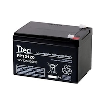 Ttec 12 Volt 12A Akü 12V 12 Ah Bakımsız Kuru Akü 2021 Üretim