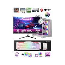 Xaser Sword X55 R7-5700X 32 GB 1 TB M.2 NVMe SSD 8 GB RTX5060 27" Free Dos Masaüstü Oyuncu Bilgisayarı