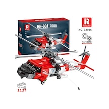 Reobrix 33026 Amerikan Sikorsky Helikopter Hh-60j Guard Search And Rescue Aircraft Yaratıcı Yapı Blok Seti Building Blocks - 1137 Parça