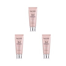 Cosmetics 3 İn 1 Glowing Skin Tinted Moisturizer 50 Spf Işıltılı Aydınlatıcı Krem 3 Paketi Genel