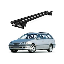 Venüs Toyota Avanssis Wagon 1998-2008 Uyumlu Siyah Ara Atkı Port Bagaj Tavan Barı