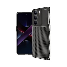 Realme C75 4g Uyumlu Auto Focus Karbon Kapak - Siyah