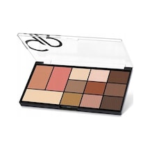 City Style Face & Eye Palette No: 01 Warm Nude - Allık, Bronzer, Aydınlatıcı Ve 9'lu Far Paleti Belirtilmemiş