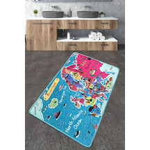 Carta Banyo Halısı Djt 70x120 cm Banyo Halısı Paspas Yıkanabilir Kaymaz