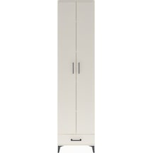 Arges Dolap 5 Raflı Tek Çekmeceli 2 Kapaklı 60x30x243 Aytaşı-aytaşı Aytası