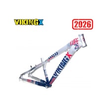 Vikingx Tuff X-25 Dirt Jump Aliminyum Kadro Mavi-gümüş Pt877