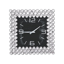 En Zengin Dekoratif Rustik Çok Taşlı Çerçeveli Duvar Saati Çok Renkli