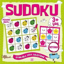 Çocuklar İçin Sudoku - Boyama 3+Yaş- Dokuz Yayınları