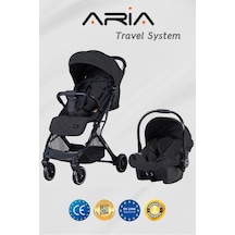 Prego Aria Tek Elle Katlanır Kabin Boy Travel Sistem Bebek Arabası