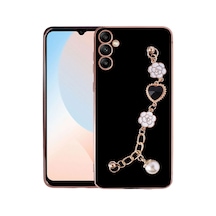 Zore Galaxy A34 Kılıf El Tutamaçlı Kamera Korumalı Ogaa Taka Silikon Kapak - Siyah