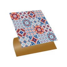 Tink Kendinden Yapışkanlı Kontrast 4'lü Karo Desenli Pvc Karo 30x30 Cm
