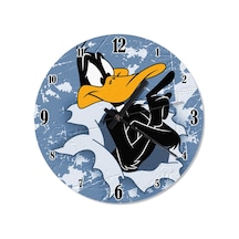 Daffy Duck Çocuk Odası Duvar Saati (407732042) Çok Renkli