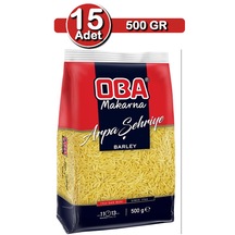 Oba Arpa Şehriye 500 G X 15 Adet Kalabalık Sofra Paketi