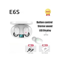 Vyopbc E6s Tws Bluetooth Kulaklık, Gürültü Önleyici Mikrofonlu, Xiaomi Uyumlu4.0stereoıpx4 - Ip5xvar6 Saatkulak Üstü
