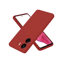Newface Xiaomi Redmi 13c Kılıf First Silikon - Bordo